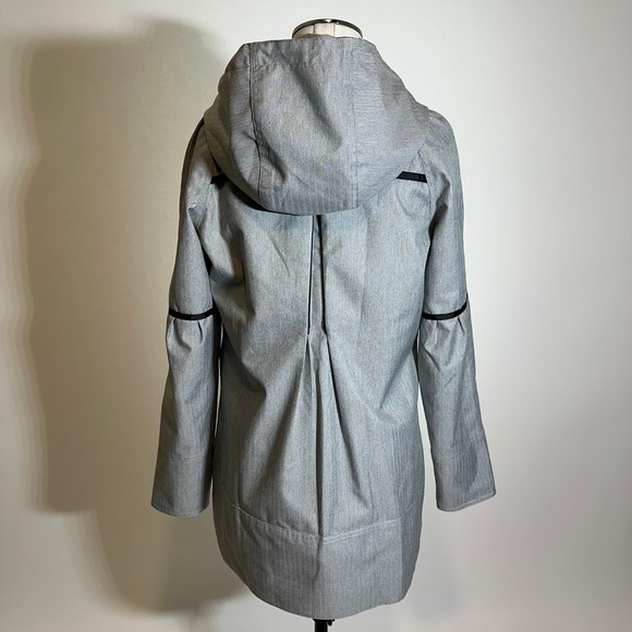 Mondetta Gray Hooded Full Zip Light Weight Jacket Womens Size Small S Spring - Picture 5 of 12